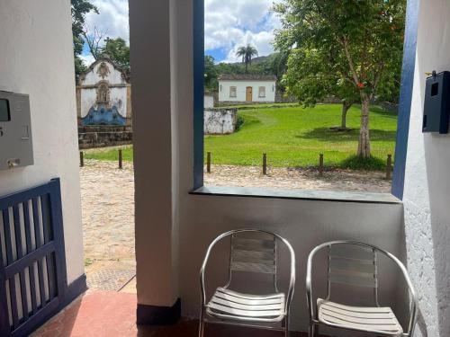 Ein Garten an der Unterkunft Casa no Chafariz