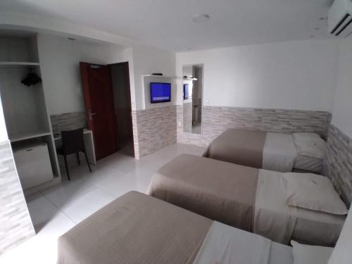 Μια τηλεόραση ή/και κέντρο ψυχαγωγίας στο Hotel Costa do Atlântico