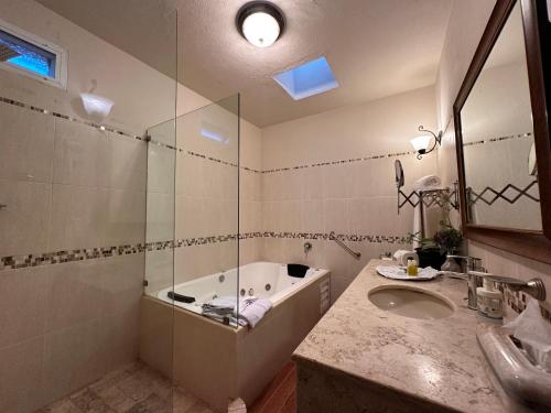 Koupelna v ubytování Santa Elena Hotel Boutique