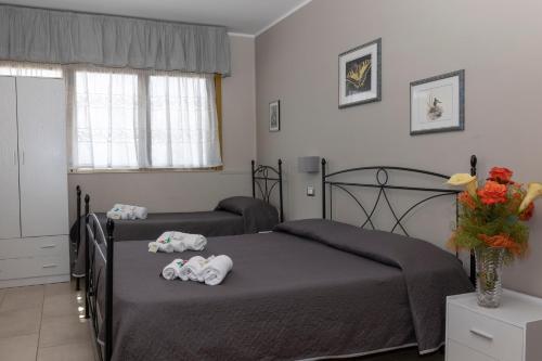 Cama o camas de una habitación en BeB Sant' ELIA