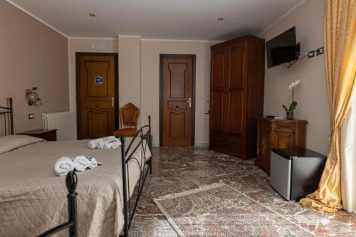 Cama o camas de una habitación en BeB Sant' ELIA