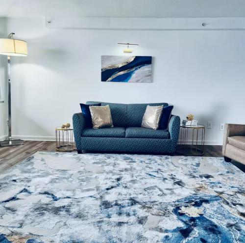 Χώρος καθιστικού στο Modern 2bed 2 bath heart of Townson suite