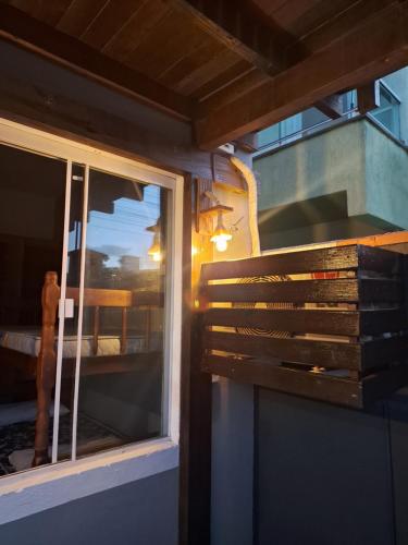 En balkon eller terrasse på Residencial Zimbros 1