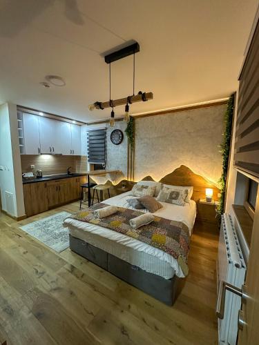 Postel nebo postele na pokoji v ubytování Apartment D248- aparthotel Vucko