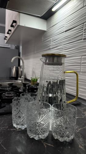 Kuchyň nebo kuchyňský kout v ubytování Mark House 4