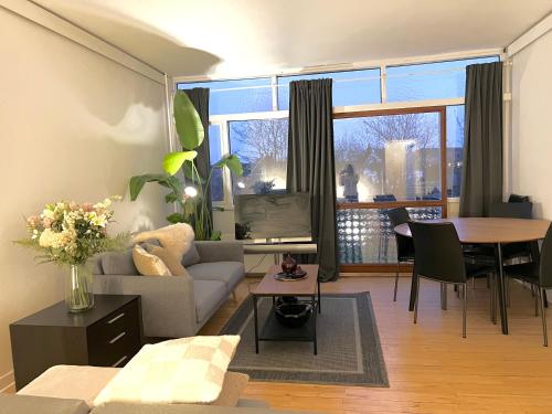 Posezení v ubytování Arkitekt tegnet lejlighed
