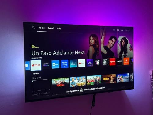 a tv screen with a pca adelaide next website at 15mt dal MARE Grazioso Bilocale sul Budello A-C in Alassio