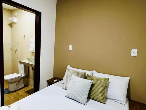 Koupelna v ubytování Top Flat Coruripe - Próximo ao Hospital Carvalho Beltrão