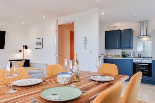 Køkken eller tekøkken på Cherryville Street Apartment