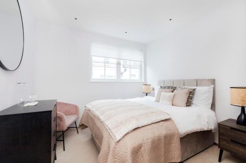 Ένα ή περισσότερα κρεβάτια σε δωμάτιο στο Gorgeous 3 Bed House in Paddington