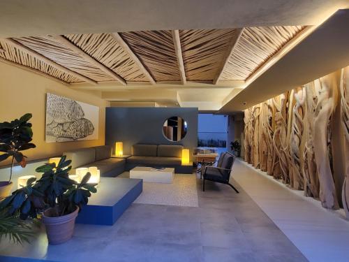 Χώρος καθιστικού στο Beautiful studio