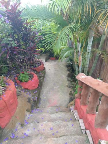 Jardín al aire libre en Cabana 1 Estrellas