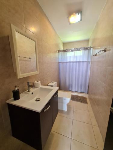 Koupelna v ubytování Relajante villa cerca de la playa