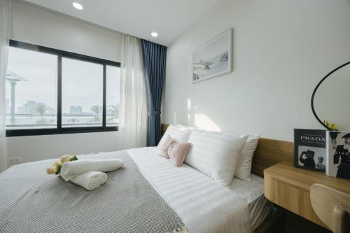 Postel nebo postele na pokoji v ubytování Label6 Coliving Rooftop Lakeview