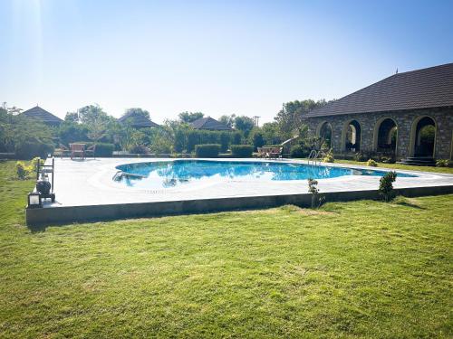 La alberca dentro o cerca de Jawai's Wildness Lodge