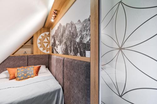 Postel nebo postele na pokoji v ubytování Aparthotel Góralski Spa & Restaurant