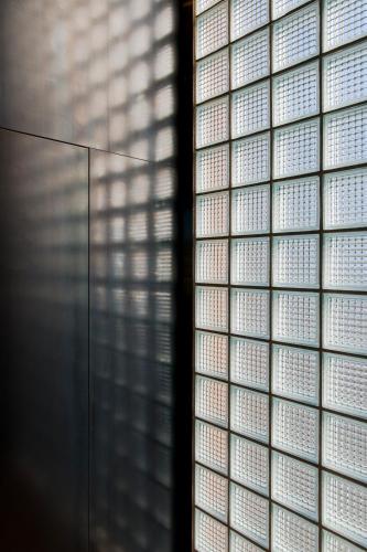 a close up of a window with blinds on it at Handpicked Hotel & Collections in Seoul