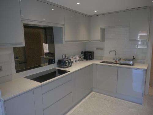 Dapur atau dapur kecil di Modern house in greater London