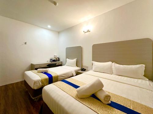 Postel nebo postele na pokoji v ubytování Park Hotel