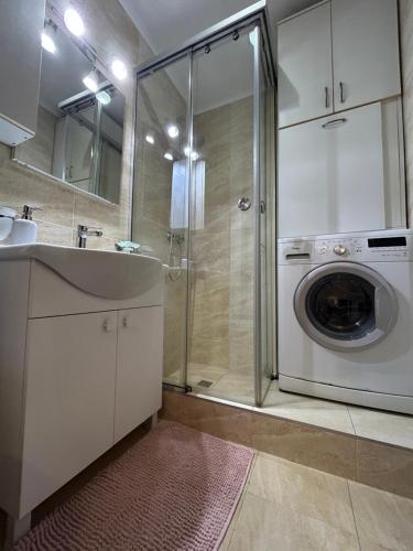 Koupelna v ubytování Apartament Sonia - 2 dormitoare