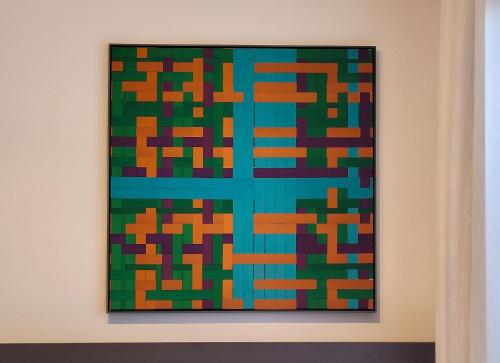 a picture of a painting on a wall at Blend Coliving One - 2b in Ribeirão Preto