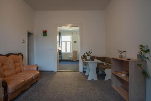 Posezení v ubytování IN hostel Prague