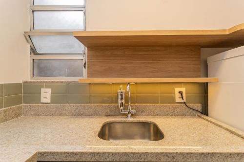 Botafogo, 4 Hóspedes e Vista para o Pão de Açúcar!廚房或簡易廚房