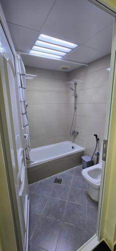 Koupelna v ubytování Olaando Hostel