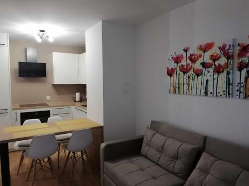Kuchyň nebo kuchyňský kout v ubytování Apartman AnaDija