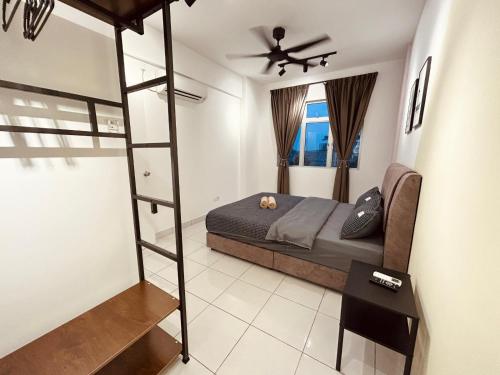 Zona de estar de Kulai Apartment 3BR-5BR near IOI, Aeon and Senai Airport