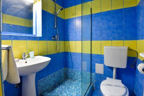 Koupelna v ubytování Hotel Callatis