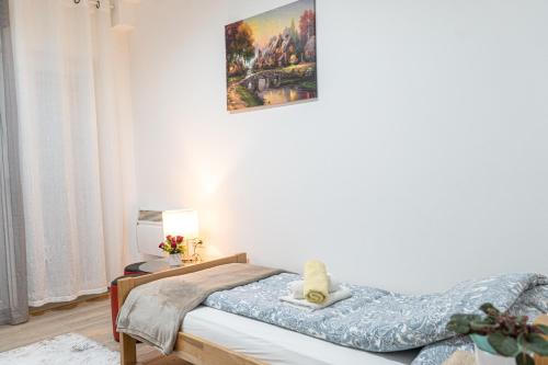 Voodi või voodid majutusasutuse Address Apartment Sarajevo toas