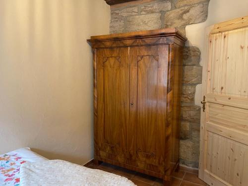 Postel nebo postele na pokoji v ubytování Rosengarten