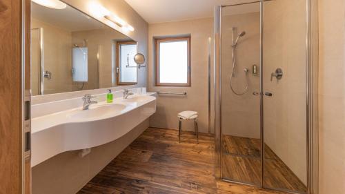 Koupelna v ubytování Hotel Interski