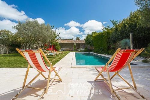 Afbeelding uit fotogalerij van Maison de vacances de charme avec piscine in Saint-Georges-dʼOléron