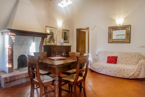 Χώρος καθιστικού στο Agriturismo Bio Fattoria Casetta