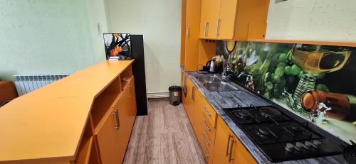 Кухня или мини-кухня в Gihon Royal Villas Dilijan
