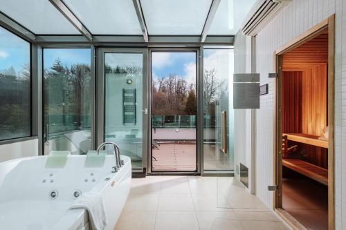 Koupelna v ubytování Grand Hotel Sava Superior