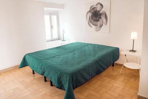 Postel nebo postele na pokoji v ubytování N021 - Numana, cielo-terra lungo Costarella