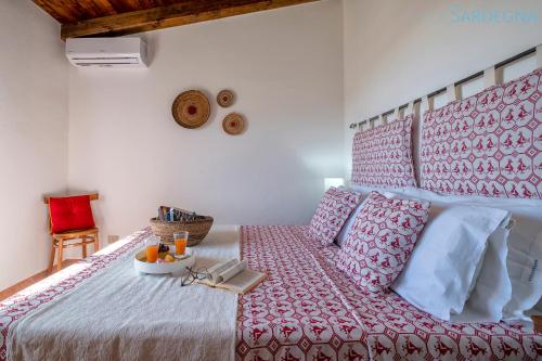 Katil atau katil-katil dalam bilik di Villa Olive tree, immersa nella natura per relax e quiete