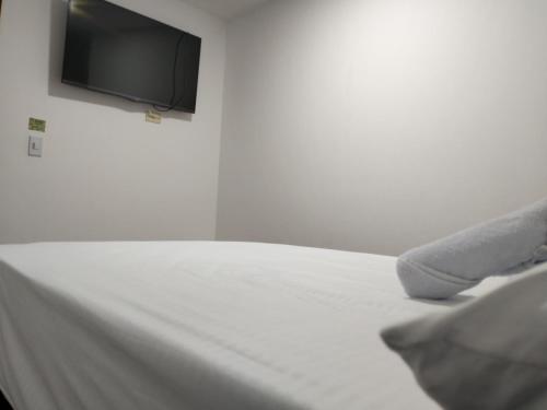 TV a/nebo společenská místnost v ubytování Vivienda turística Doña Barbara