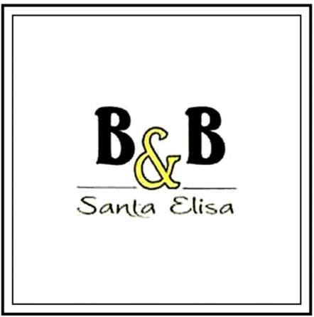 a logo of santa clica with the letters b and bc at Bed and Breakfast Santa Elisa in Pero