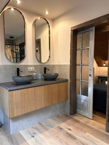 Bilik mandi di Tiny House dans les Bois Une Évasion Cozy pour Deux !