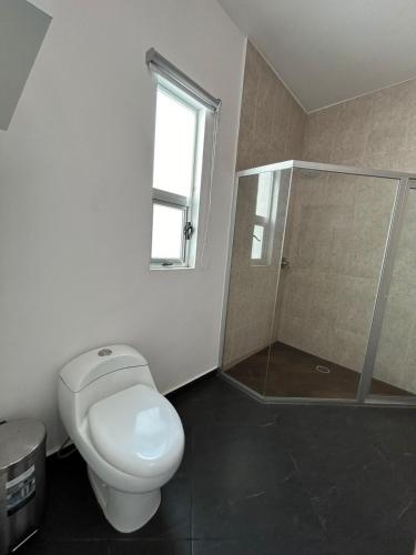 Bilik mandi di Penthouse colonia Carrizal
