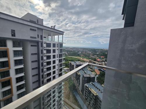a view from the balcony of a building at K Avenue Kota Kinabalu by Merveille - Sabah in Donggongon
