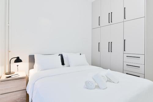 Katil atau katil-katil dalam bilik di Luxury Suite 3 Downtown