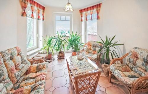 Χώρος καθιστικού στο Ferienhaus Wokuhl-Dabelow