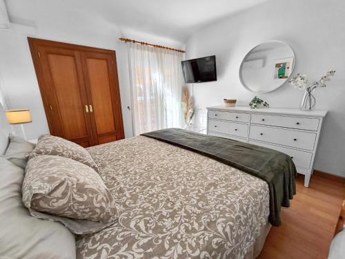 Postel nebo postele na pokoji v ubytování Apartamento Medina