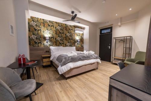 Χώρος καθιστικού στο Trikala mall suites