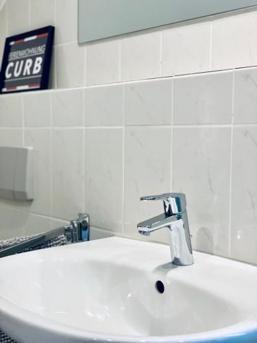 Koupelna v ubytování Ferienwohnung CURB
